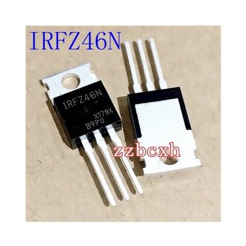 5PCS/LOT New original In Stock IRFZ46N TO-220 53A 55V