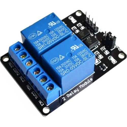 2-channel New 2 channel relay module relay expansion board 5V low level triggered 2-way relay module