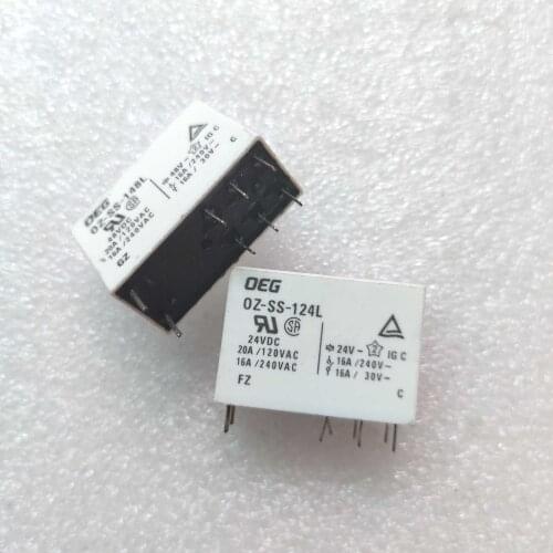 5 teile/los) 100% Original Neue OZ-SS-112L1 OZ-SS-124L1 OZ-SS-148L1 OZ-SS-105L1 8 PINS 16A Power Relais