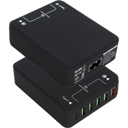 AC Plug Power Adapter 3.0 USB Type C USB‑C Charger Fit for Samsung S6 S7 S8 Edge 100‑240V For Huawei Samsung