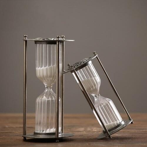 American rural Nordic contracted metal an hourglass Household decation living room TV ark Cafes&Bars