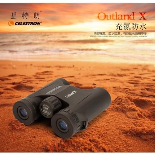 Celestron Outland X 8x25 Binoculars HD High-powered Compact Portable Professional Waterproof Fog Outdoor Viewing bak4 Hunting