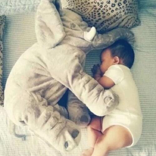 Elephant-shaped Large Baby Pillows Comfortable PP Cotton Pillow Child Kid Sleep Side Sleepers Play Cushion For Floor