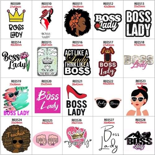 Boss Lady Makeup Resin Flatback High Heels Printed for Hair Bows Planar Resin Crafts for DIY Phone Decorations R0350 R0351 R0352