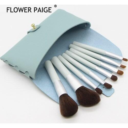 FLOWER PAIGE 8pcs Makeup Brush Setcandy color Foundation Loose powder Eye shadow Multifunction Make up brushes Tools