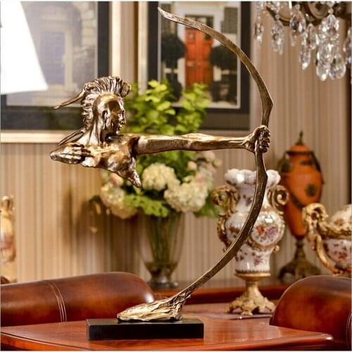 D creative European style of the ancient Indian striker Home Furnishing high-grade resin decoration sculpture crafts decoration