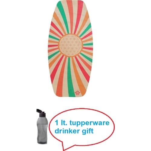 Wooden Balance Board, Surfing, Skating, Fitness, Yoga, skateboard Snowboard for Training and Coordination Exercise Portable Equipment