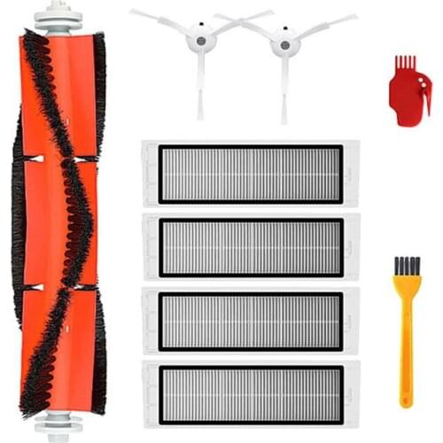 9PCS Main Brush Side Brush HEPA Filter Mops For Xiaomi 1S Roborock S50 S51 S55 S5 S6 Vacuum Cleaner Parts Accessories