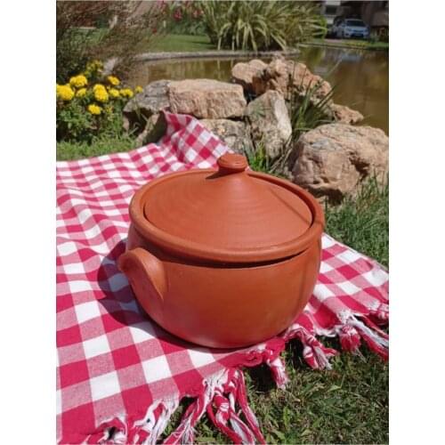 Earth Casserole Göveç Container pots natural cookware naturel pots nostalgia pots