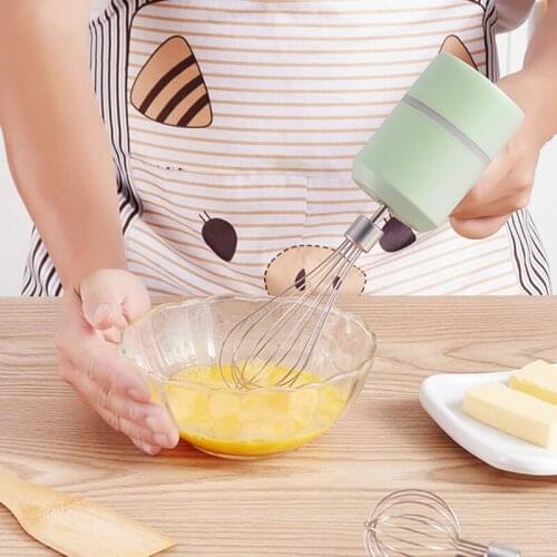 Mini Electric Handheld Mixer Multifunctional 3 Speed Wireless Food Blender Egg Beater Automatic Cream Food Cake Baking Mixer
