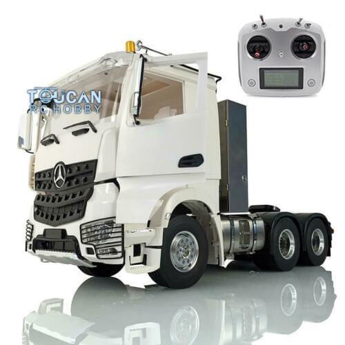 LESU RC 1/14 Metal Chassis 6*6 Radio Light Hercul Cabin Tractor Truck Sound THZH0796-SMT3