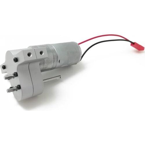 Upgrade Metal Gearbox With 370 Brush Motor Non-destructive installation Speed Change Gear For WPL C14/C24 JJRC Q65 RC Car Part