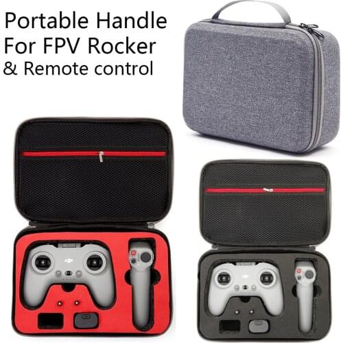 Protable Bag For DJI FPV Rocker &Remote Control Protable Storage Bag Drone Durable Bag Travel Storage Box For DJI FPV Parts
