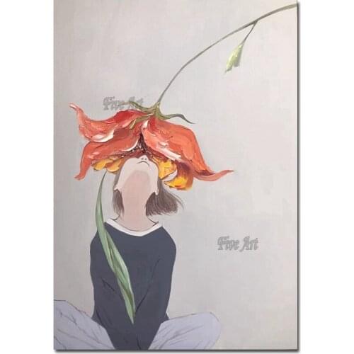 Modern Bedroom Decorative Cartoon Characters Portrait Oil Painting Hot Selling Quality Paintings Wall Decor Art Picture