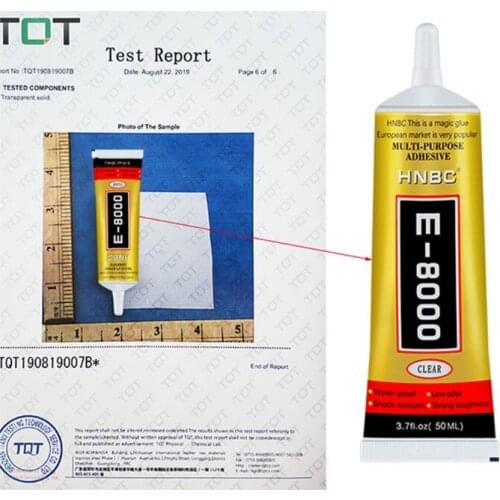Needle Type Super Glue E8000 Epoxy Resin Clear Adhesive Phone/Computer Repair 110/15/50ml High Strength Glue