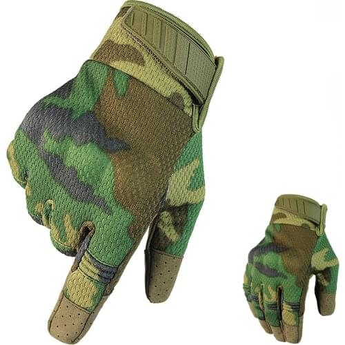 Tactical Gloves Touch Screen Sports Full Finger Gloves Combat Training Gloves Hiking Gloves Cycling Anti-skid Gloves