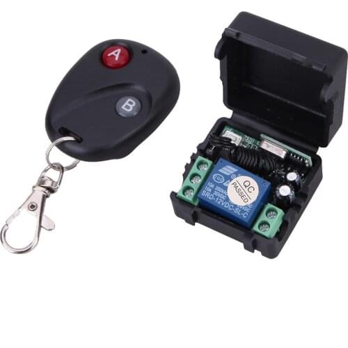 Universal Wireless Remote Control Switch DC 12V 10A 433MHz Telecomando Transmitter with Receiver for Anti-theft Alarm System