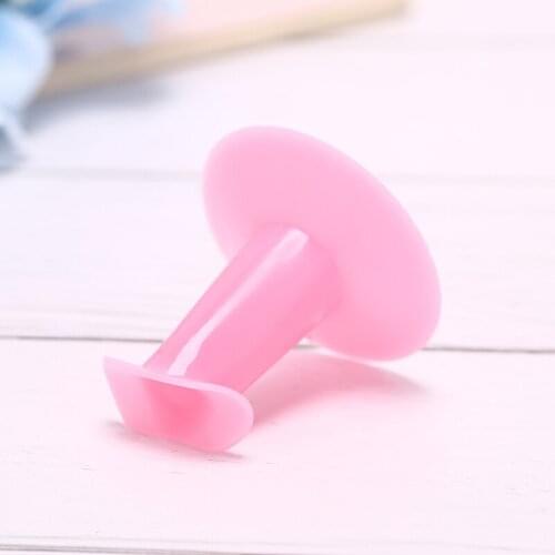 1pcs Soft Nail Art Pink Finger Support Stand Rest Holder For Gel Polish 3D Flower Painting Drawing Coating Salon Accessories