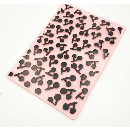 10.5x14.5cm Lovely fruit Embossing folders Plastic bump Scrapbooking DIY Template Fondant indentation Cake Photo Album Card Make