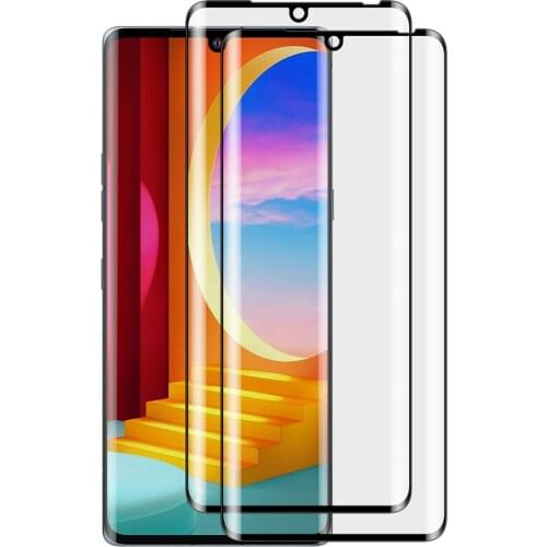 3D Curved Full Cover Tempered Glass For LG Wing LG Velvet / LG G9 LM-G900N LM-G900EM Screen Protector Protective Film Guard