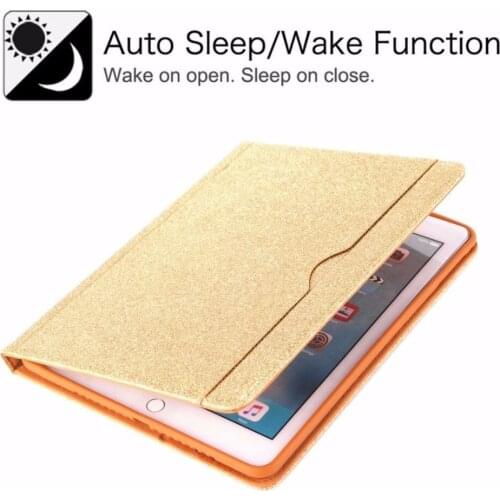 Auto wake/sleep function case For iPad Pro 9.7 Case Pink Flash Magnet Cover For 2016 iPad Pro 9.7 Funda case with pencil slot