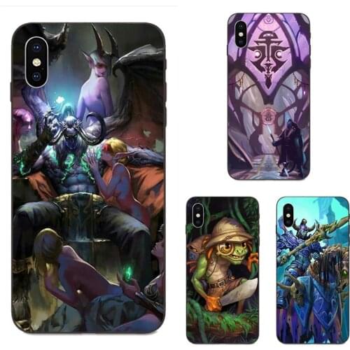 For Apple iPhone X XS Max XR 4 4S 5 5S SE 6 6S 7 8 Plus Luxury High-End Hero Hearthstone Naxxramas