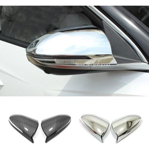 For Hyundai Tucson 2021 2022 ABS Chrome Car Side Door Rearview Turning Mirror Cover Trim Sticker Car Accessories Styling