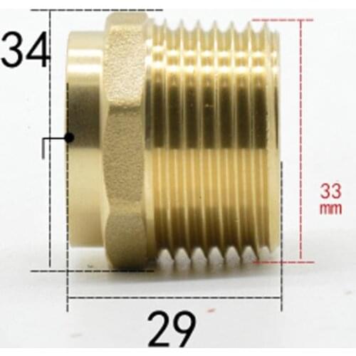 DN25 G 1" BSPP Male x 25.4mm 1" Weld Socket Brass Pipe Fitting Coupler Adapter Water Gas Oil