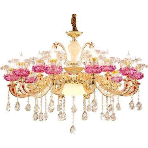 Living Room Lights Luxury Crystal Chandeliers Light Gold Chandelier Modern Chandelier Lighting Dining Room Lamp Hanging Lights