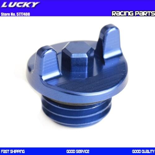 CNC Oil Filter Cap Oil Plug For Yamaha YZF450 2010-2018 YZF250 2014-2018 dirt bike motorcycle parts accessories