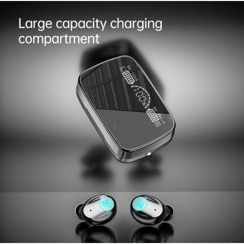 M9-16 TWS Bluetooth 5.1 Earphones 2000mAh Charging Box Wireless Headphone 9D Stereo Noise reduction Waterproof Earbuds Headsets