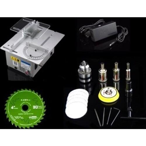 Mini Multifunctional Table Saw Electric Desktop Saws Small Household DIY Cutting Tool Woodworking Lathe Machine