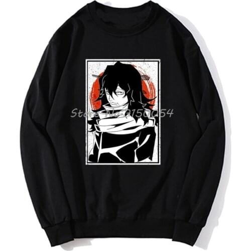 Men Hoodie Aizawa Sensei Mha(3) Hoodies Anime Spring Autumn Men Pullover Sweatshirts Harajuku Streetwear