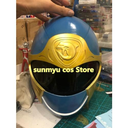 Ninpu Sentai Hurricaneger Hurricane Blue helmet mask Cosplay Halloween