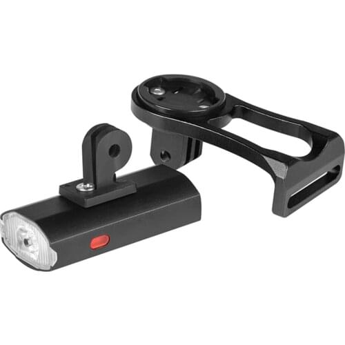 Bike Front Light 6 Light Modes 2000mAh Battery Stopwatch Stem Holder