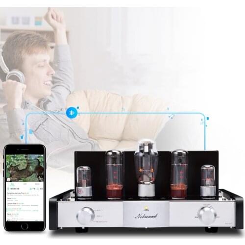 Latest arrival Nobsound MS-50D Class A EL34 Vacuum Tube Amplifier Stereo Power Amp With Bluetooth EL34B 6N8P