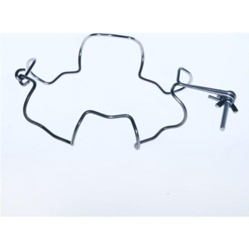 Stainless Steel Wire Clamp For Glass Reaction Kettle,DN100 150mm,Clip For Reactor