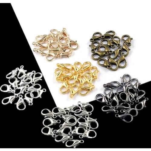 YOMDID Durable Alloy Jewelry Buckles Metal Key Chain DIY Handcraft Ornaments Accessories Bracelet Necklace Connection Clasps