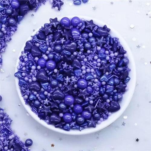 Edible Sprinkle For Cake Purple Pearl Sugar Fondant Reposteria Food Coloring baking tools for cakes