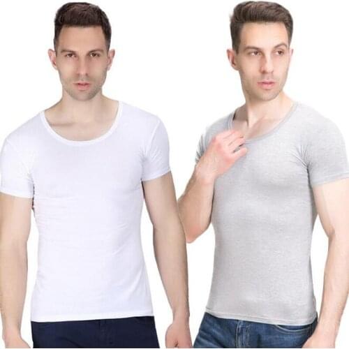 SHIERXI Men's Plain T-shirts