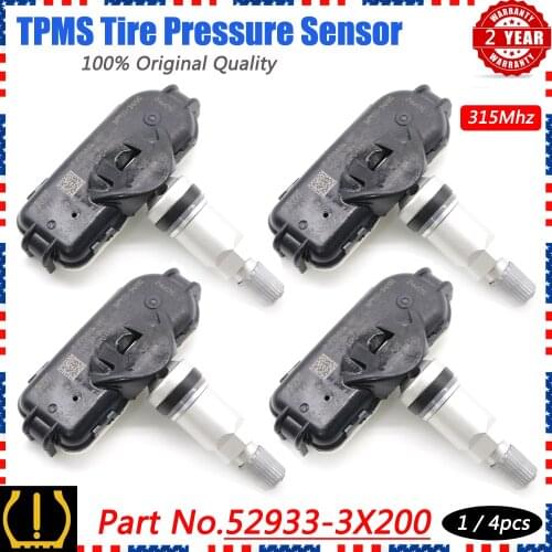 XUAN TPMS Tire Pressure Monitor System Sensor 52933-3X200 For Hyundai Elantra Tucson Kia Rio 529333X200 52933 3X200 315MHz