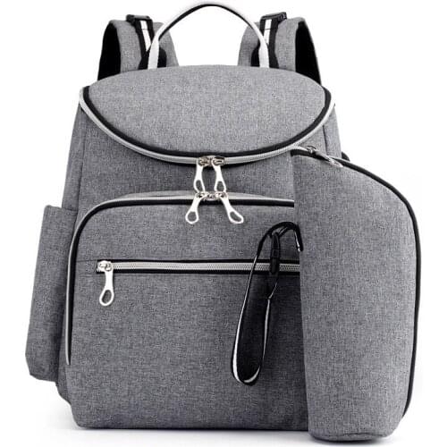 Diaper Bag Mummy Daddy Backpack Baby Stroller Bag Waterproof Oxford Handbag Nursing Nappy Kits Maternity Bag USB Warmer Holder