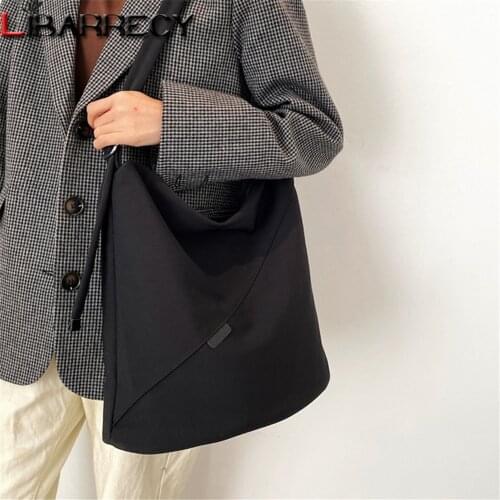 New Solid Color Design Ladies Messenger Bag Fashion Teenager Student School Bags High Quality Nylon Women Shoulder Bags Bolsos