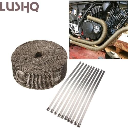 Motorcycle Exhaust Pipe Thermal Tape For bmw c600 sport ninet k1200s k1300r r nine t r1100gs retrovisor f 650 gs r850r Protector