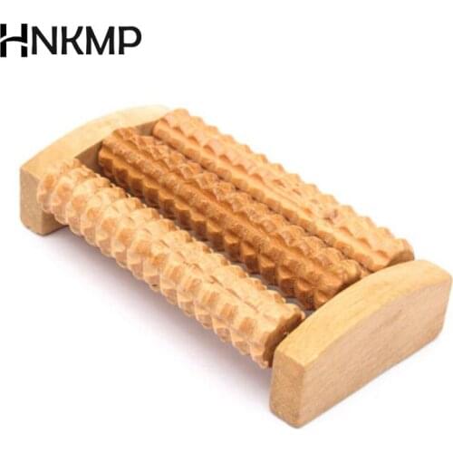 Foot Stress Relief Wooden Electricity Massage Roller Without Need Traditional Health Care Relaxation Massager Product