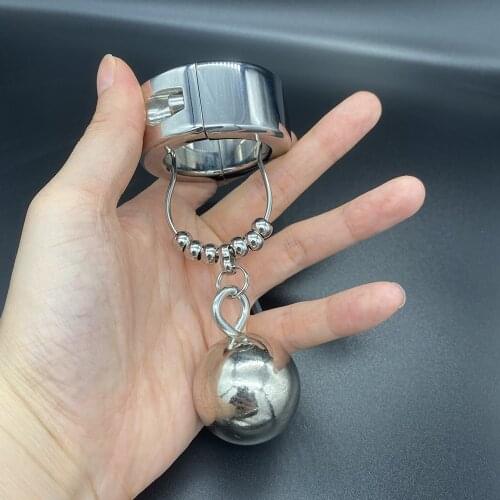 Penis Exerciser Metal Male Penis Ring Delay Ejaculation Chastity Device Bondage Restraint Man Sex Toys CockRing Clamp Cock Rings