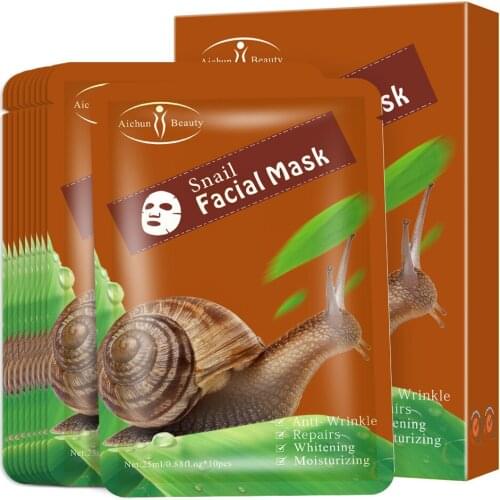 Snails facial masks for the face Moisturizing korea Face masks care Oil-control cosmetics Mask face care Facial mask skin care