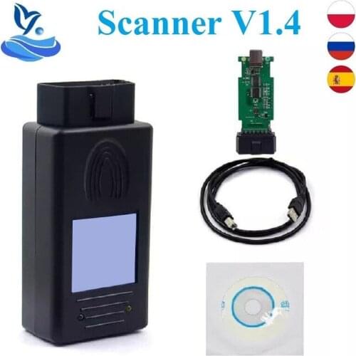 10PCS/LOT for BMW Scanner 1.4.0 E38/E46/E53/E83/E85 Diagnostic Tool Code Reader Never Locking Auto Scanner V1.4