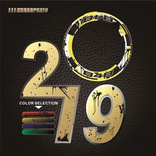 4 X Motorcycle Inner Outer Rim full coverage sticker moto Wheel Decorative reflective Stickers For DUCATI 848 sticker decals