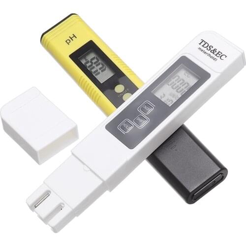 Digital Electric PH+TDS&EC Meter for Water Quality Testing Aquarium Pool Water Test Pen Hydroponics Water Qualit Tester